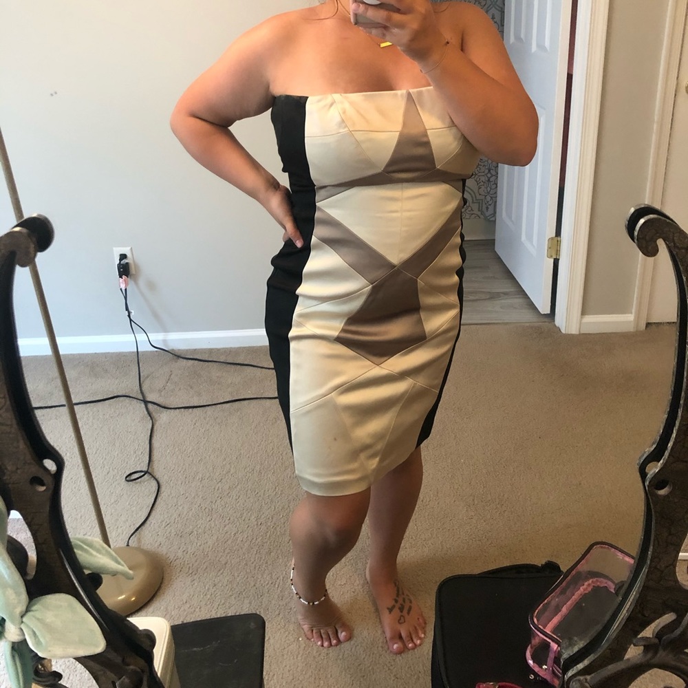 Strapless dress